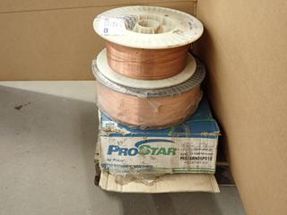 (2) Full Rolls of Eagle 705-6 MIG Welding Wire, (1) Partial Roll