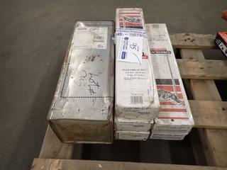Qty Of (5) Boxes of Lincoln Electrode Rods, (1) Can Lincoln Electric Rods