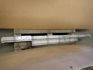 Press Brake Tooling, (9) Pieces: 3/4 V, 143 3/4 (L), *Note: Buyer Responsible For Load Out*