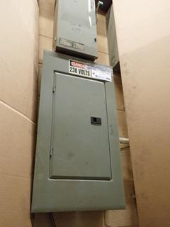 Siemens Breaker Panel, 230 V, 3-Phase, Includes 100 A Siemens Disconnect, 240 V, 3-Phase, *Will Require Disconnect After Auction*