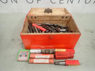 Qty of Spiral Flute and Assorted Drill Bits (E2)