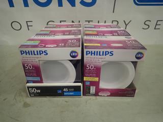 Unused Philips 4 In. LED Retrofit Downlights, Part 59221/31/49 (S-3-1)