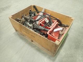 Qty of Assorted Hydraulic Tools and Supplies, Includes Power Pack, Cylinders, Jacks and More (L-4-2)