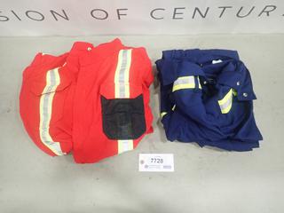 Bulwark FR Reflective Coveralls, Size 46 Long, C/w Apparel Solutions Reflective Coveralls, Size 44-46 Tall (F-2)