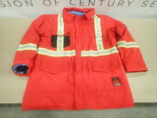 Action Wear FR, Flame Resistant Reflective Winter Jacket, Size L (F-2)