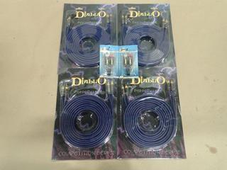 Qty of Diablo Performance Competition Series Audio Cable, C/w Azone ANS-100 Hi/Low Adapters (G-1)