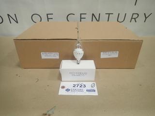 (40) Unused Bullet Type Warm White LED Candle Light Bulbs, E12 Base, 3W, BHLED-BC03E12-WW (B-2)