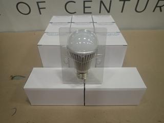 (12) Unused Dimmable Warm White LED A19 Light Bulbs, E26 Base, 7W, BHLED-A1907-WWD (B-2)