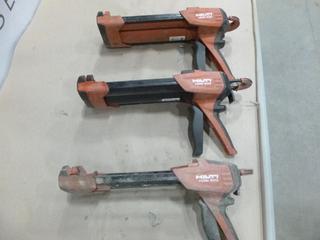 (3) Hilti HDM 500 Manual Anchor Adhesive Dispensers (B-2)