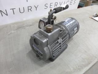 Yellow Jacket SuperEvac Pump, Model 93440 c/w 2 Stage, 4 CFM, SN J210658 (B1)