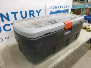 Rubbermaid Heavy Duty Tote/Tool Box, 43 In. Wide x 20 In. Deep x 17 In. High (O12)