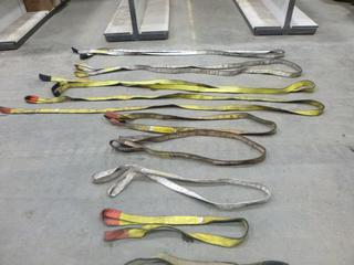 (2) 2 In. x 20 Ft. Long Chockers/Slings, (2) 2 In. x 18 Ft. Long Chocker/Slings, (1) 2 In. x 10 Ft. Long Chocker/Slings, (2) 2 In. x 8 Ft. Long Chocker/Slings, (1) 2 In. x 6 Ft. Long Chocker/Slings, (1) 2 In. x 4 Ft. Long Chocker/Slings, (1) 2 In. x 2 Ft. Long Chocker/Slings (L23)