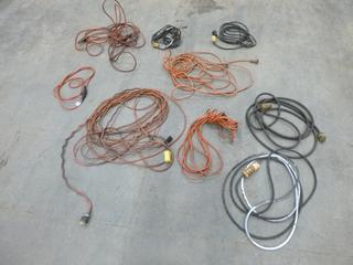 (10) Extension Cords, Assorted Lengths (E-2)