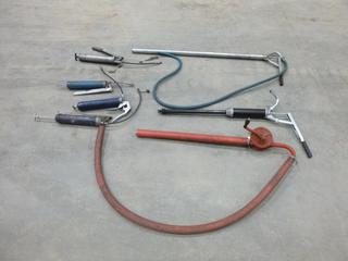 Assorted Fuel Pumps and Grease Guns (N-2-2)