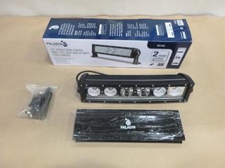 Paladin 13 In. Single Row Curved Cree LED Light Bar, 60W, 7200 Lumens, Spot and Flood Beam, 30,000 Hrs. Life Span (J-2-2)