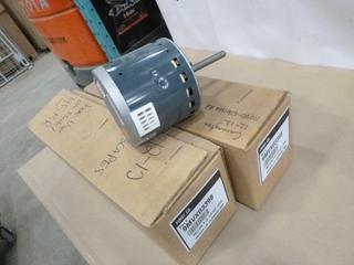 (2) Unused Enduria 1/3 HP Electric Motor, Model 9MVX03398, 1 Phase, 60/50 Hz, 115V, 4.8A, 1050 RPM (E-1)