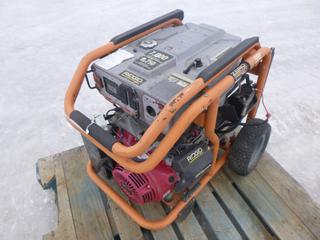 Ridgid Generator, Model RD9C7000AG, Electric Start, 7000W, 3600 RPM *Note: Runs and Makes Power as per Consignor*