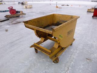 Wright Self-Dumping Lift Truck Hopper, 38 In. x 36 In. x 40 In