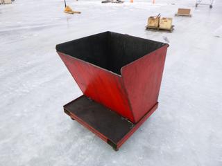 Self-Dumping Lift Truck Hopper, 30 In. x 30 In. x 30 In