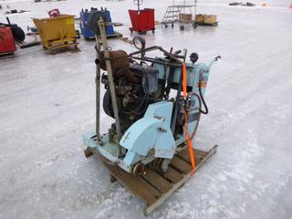 Target Model EC185DM18 Concrete Saw, Wisconsin Engine, SN 129839, *Note: Running Condition Unknown*