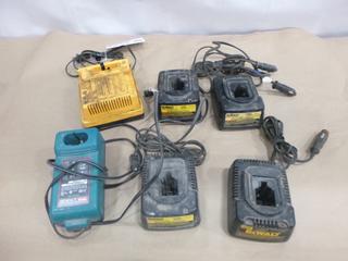 Qty of Cordless Power Tool Battery Chargers (E-2)