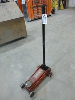 Hydraulic Floor Jack, Capacity Unknown (J-1-3)