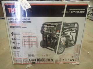 Unused TMG Industrial Portable Generator, Electric Start, Long Life 459 cc OHV Engine, 12,000 Starting Watts, 60 Hz, 120/240 VAC, Single Phase, Model TMG-12000GE (X-3-1) 