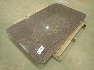 Marbled Table Top, 61 In. x 37 In. x 1.5 In. (Front of Tool Crib)