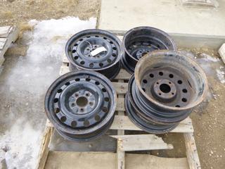 (5) 16 In. Used Steel Rims