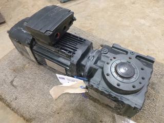 Unused Sew-Eurodrive Motor and Gear Reducer, Duty: S1, 330/575 V, 4.2/2.4 A, 60 Hz, 1.0 HP, 1751 RPM, Part 80.7611653001.0001.18 (Y-2-3)