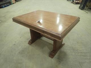 Single-Drawer Desk, 4 Ft. x 3 Ft. x 30.5 In. *Note: Scratches on Sides and Top* (R-5-3)