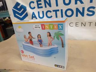 Unused Intex Beach Wave Swim Center Pool, 90 In. x 90 In. x 22 In. (F1)