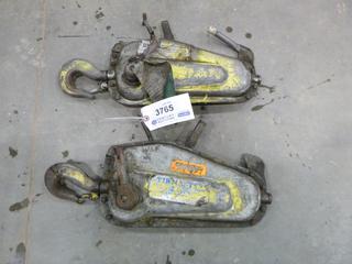 (2) Turfer Hoists, 1500 Lbs