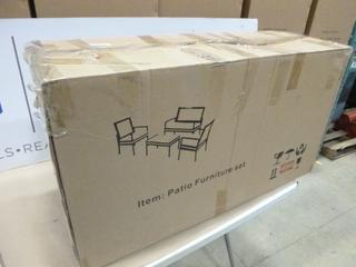 Unused 4 PC Patio Furniture Set (P-2-3)