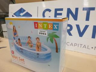 Unused Intex Swim Center Inflatable Family Lounger Pool (P-2-3)