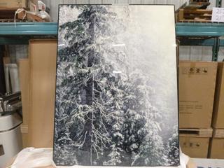 Unused  Acrylic Painting Art Work "Snowy Trees", Model CF 189, 120 cm x 160 cm (Z)