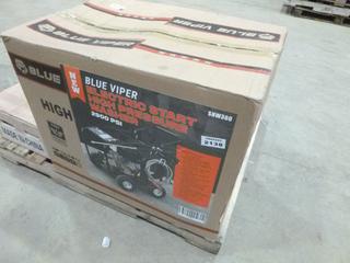 Unused Blue Viper Electric Start High Pressure Washer, 2900 PSI (T-3-3)