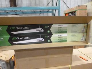 (8) PC Unused 40 Watt LED Shop Lights (P-2-2)