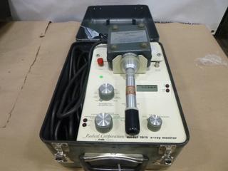 Radcal Corporation X-ray Monitor, Model 1015, S/N 2534, C/w Relays (M-3-1)
