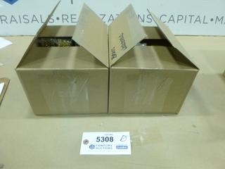 (2) Unused Boxes of Brass Screw's *Note: 2 Different Sizes* (F-2)