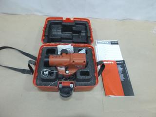 Hilti Optical Level, Model POL 10, C/w Manual and Case (E-1)