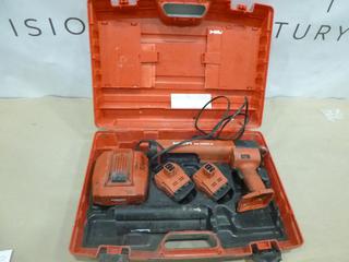 Hilti Cordless Dispenser, Model ED 3500-A, C/w (2) Batteries, Charger, Manual and Case (E-1)