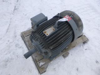 Toshiba 25 HP 3 Phase Motor, Model B0256FLF10K 