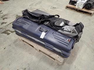 (1) Tourtre Hard Case Golf Bag Carrier, (1) Datrek Hard Case Golf Bag Carrier, (1) Soft Shell Golf Bag Carrier (V-1-2)