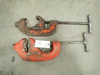 (1) Rigid 2 1/2 to 4 In. Piper Cutter, (1) Rigid 2 to 4 In. Pipe Cutter