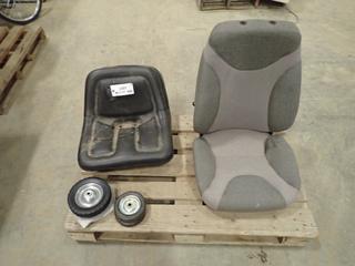 (1) Vehicle Seat, (1) Equipment Seat, (4) Solid Wheels (W-1-2)