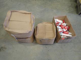 (3) Boxes of Floor Sweep, C/w Qty of Loctite (W-2-1)