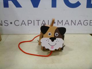 Qty of Toys, Includes Wooden Train Set, Blocks w/ Assorted Pull Toys (W-2-3)