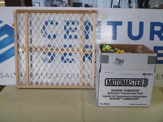 Qty of Children's Toys, C/w Safety Gate (W-2-3)