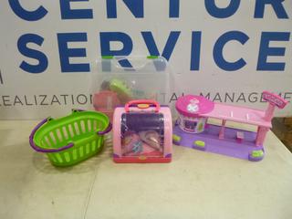 Box of "Fur Real Friends Toys, C/w Flying Tinkerbell and More (W-2-3)